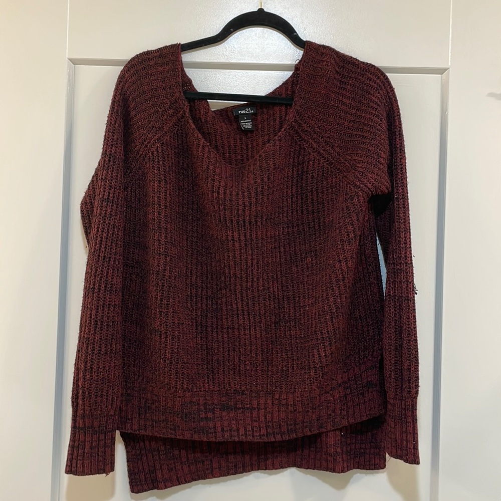 Red sweater